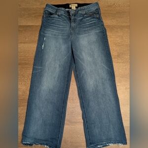 Women's Democracy "AB Technology" Distressed Blue Jeans